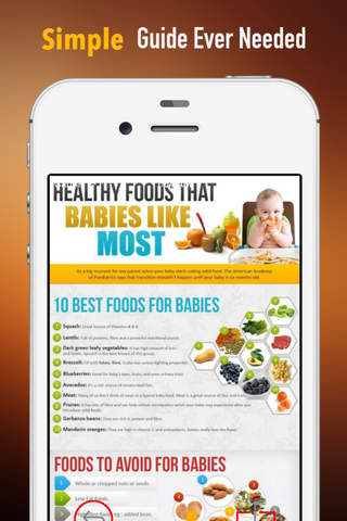 Baby Food Supplement:The Freshest, Most Wholesome Food screenshot 2