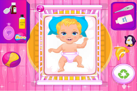 芭比公主喂养小宝贝 - 女孩子们的打扮、化妆、换装游戏2 screenshot 2