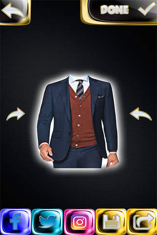Stylish Man Suit Photo Editor – Create Makeover Montages And Wear Fashionable Suits screenshot 2