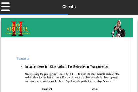 Pro Game - King Arthur: The Role-Playing Wargame Version screenshot 4