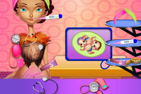 Celebrity Girl's Baby Twins-Beauty Delivery Games screenshot 2