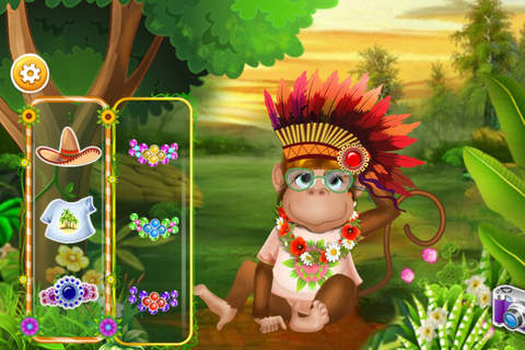 Animal Hair Salon & Dress Up : monkey of the jungle and friends need makeover - FREE screenshot 2