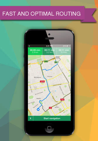 Abu Dhabi, UAE Offline GPS : Car Navigation screenshot 3