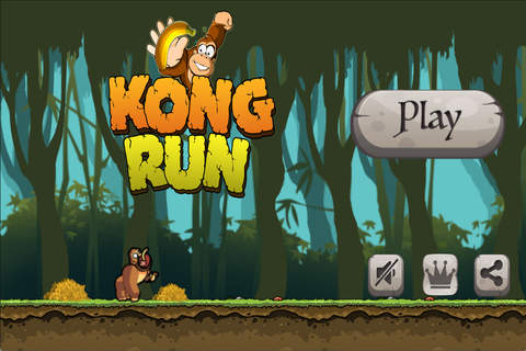 Banana Kong Saga : Jungle Adventure Run Gorilla Ape Lite Free Games screenshot 3