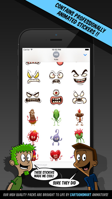 Monster Stickers screenshot 2