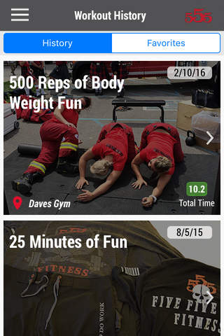 555 Fitness WOD screenshot 4