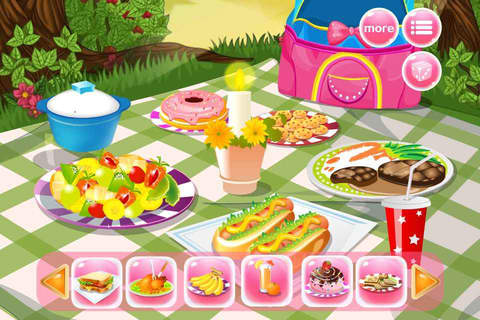 Go For Picnic Weekend - Princess Doll Cooking Free screenshot 3