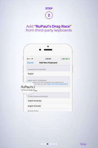 RuPaul's Drag Race Keyboard screenshot 2