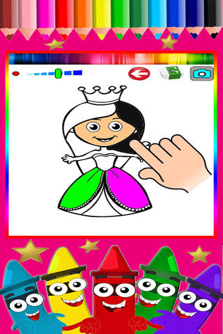 Coloring Book Enjoy Inside Paintbox Color Princess Edition screenshot 2