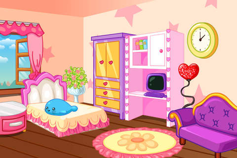 Fairy Room Dress Up 2 - Decorate Girl Bedroom&Play House Design screenshot 2
