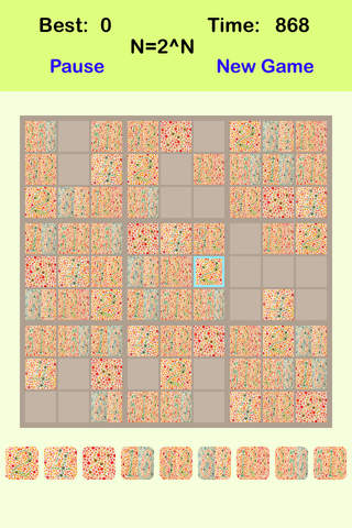 Sudoku - Color Blind Number N=2^N screenshot 3