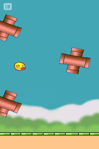 Tiny Bird Flying Cross-y Jump Pipe Wings Endless screenshot 2