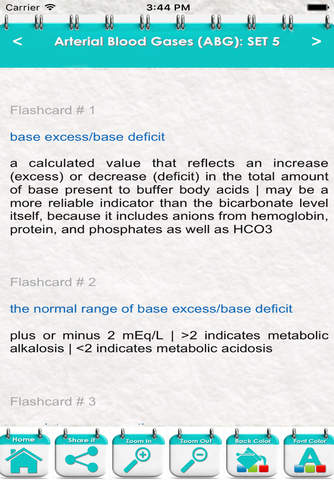 Arterial Blood Gases (ABG): 3000 Flashcards, Definitions & Quizzes screenshot 2