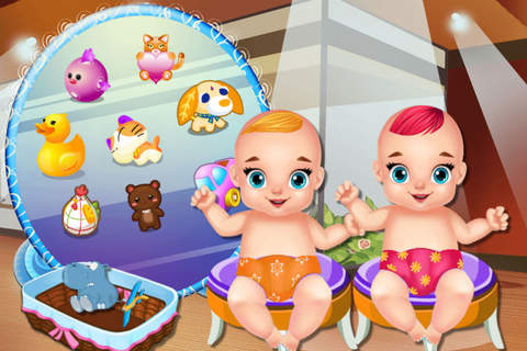 Cute Twins' Perfect Holiday-Baby Salon Makeup screenshot 2