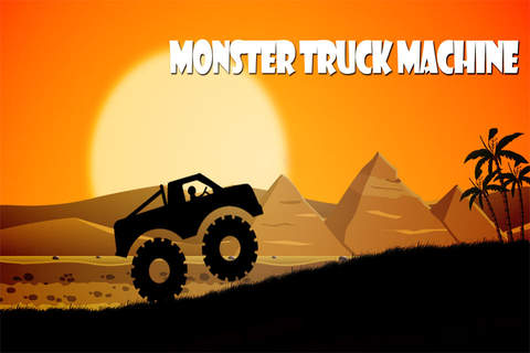 Monster Truck Machine Shadow Extreme Stunt Desert Racing screenshot 4