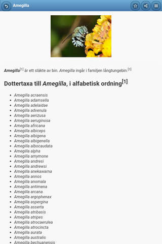 Directory of bees screenshot 2
