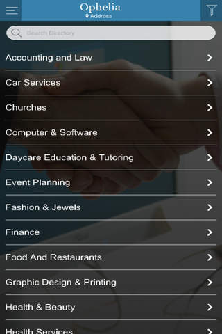 Ophelia Business Directory screenshot 4