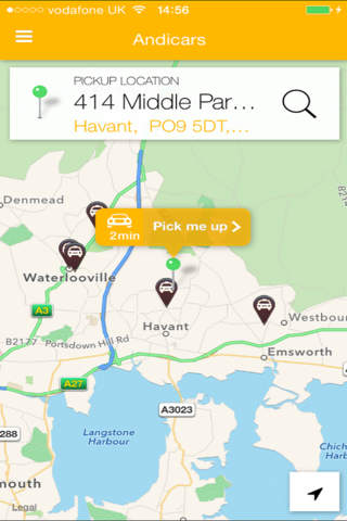 Andicars - Taxi Booking App screenshot 2