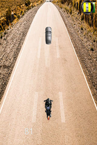 A Driving Motorbike Burn - Awesome High-Powered Motorcycle Highway Game screenshot 2