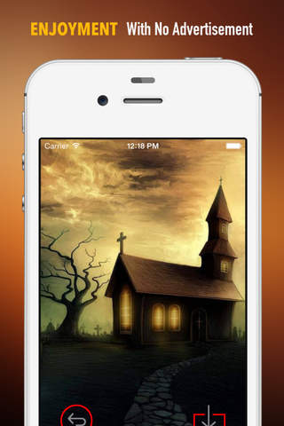 Haunted Houses Wallpapers HD: Quotes Backgrounds with Art Pictures screenshot 2