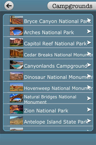 Utah - Campgrounds & State Parks screenshot 4