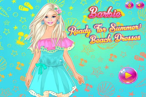 芭比娃娃的沙滩裙 - 官方单机版（明星最爱的潮流搭配女生游戏） screenshot 3