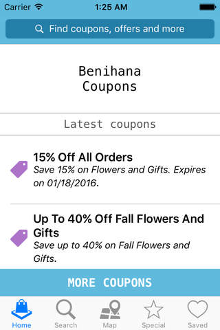 Coupons for Benihana - Save up to 80% screenshot 2