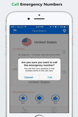 International SOS Emergency Phone Numbers- Police, Fire & Ambulance screenshot 2
