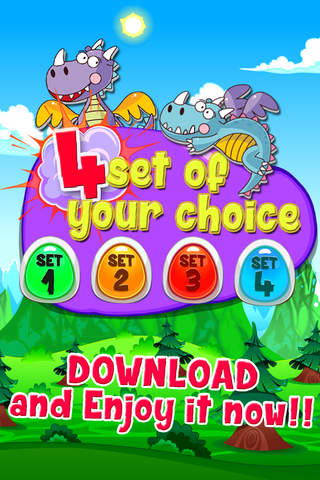 Memories Matching Dinosaur : Pair Picture  Educational Games For Kids Free screenshot 3