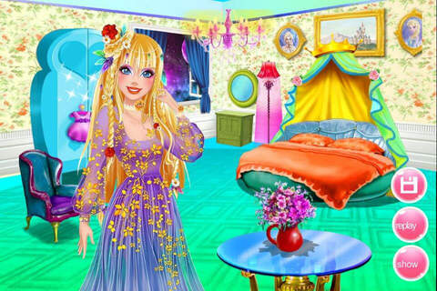 Deluxe Princess Bedroom – Dream Home Design Game screenshot 2