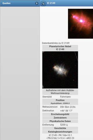 Planetary nebulae screenshot 3