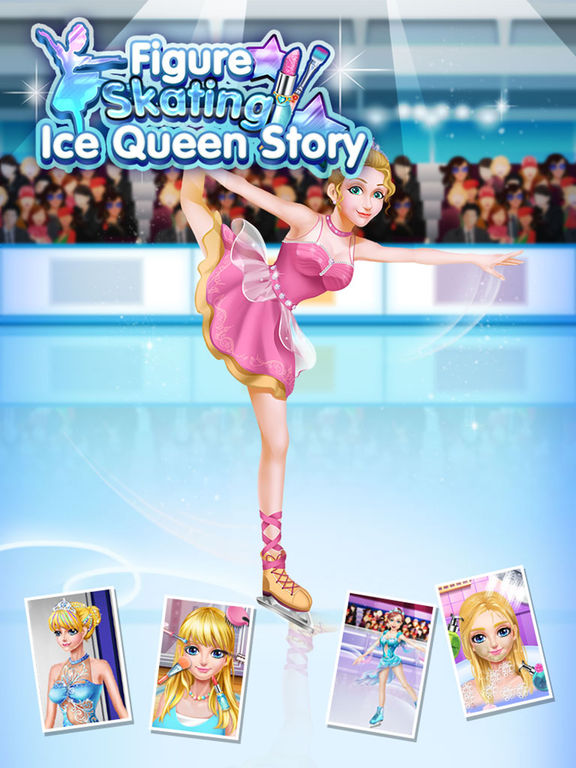 Ice Princess Figure Skating - Dress up, Makeu up, Spa & Free Girls Games для iPad