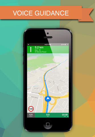 Abu Dhabi, UAE Offline GPS : Car Navigation screenshot 4