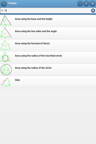 Geometric figures – calculator screenshot 4