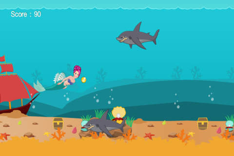 Mermaid Shark Dash screenshot 4