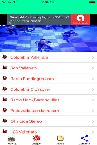 A' VALLENATOS Radios Musica Costeña Online screenshot 2