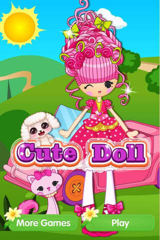 Cute Doll - Girls Makeover Game screenshot 2
