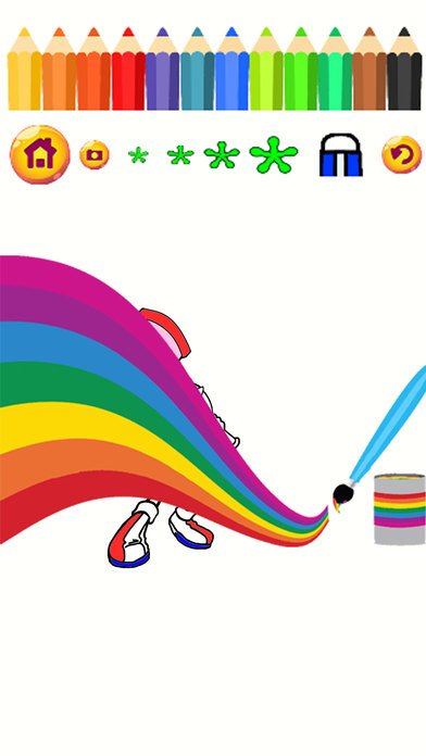 Coloring Speeds Paint Kid For Fun Screenshot on iOS