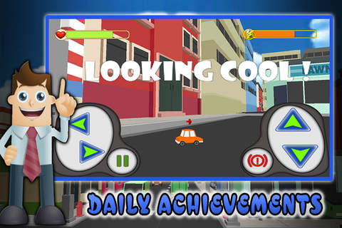 Mini Car Toon City Racing - Real fun for kids and toddlers with Traffic Racer Driving Zone Simulation screenshot 4