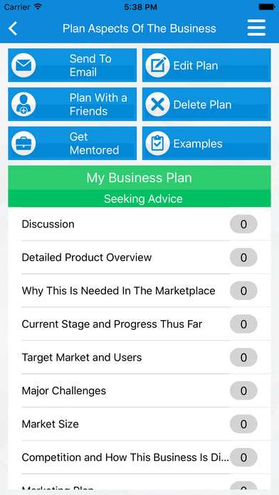 App business plan example