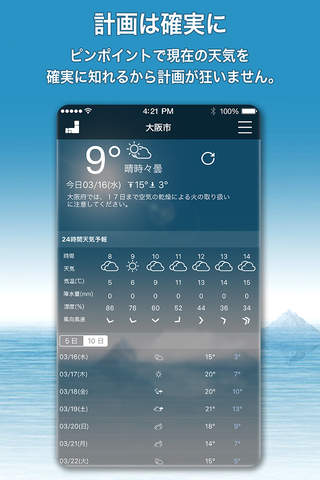 天気ライブ-雨予報から洗濯指数まで。無料の天候速報・防災情報アプリ screenshot 4