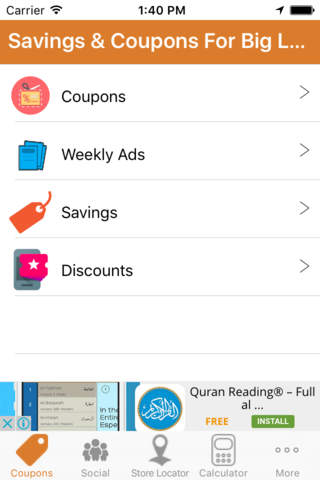 Savings & Coupons For Big Lots screenshot 2