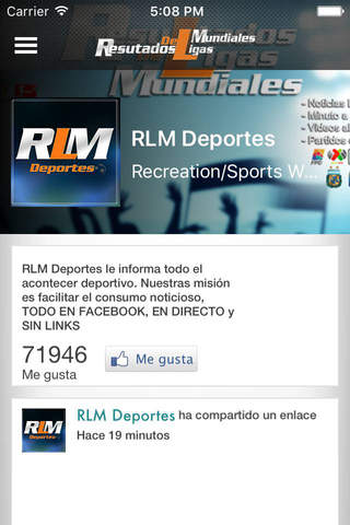 RLM Deportes screenshot 4