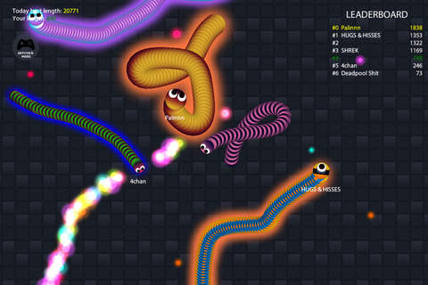 Slithering Snakeio - Hungry Snake Battle screenshot 4