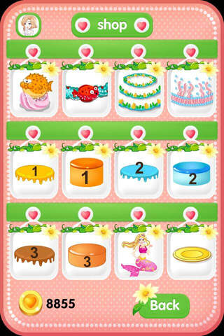 Mermaid Cake - Dress up, Makeover and Cooking Decoration Games for Girls and Kids screenshot 3