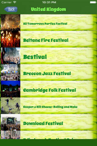 Festivals  Guide screenshot 3