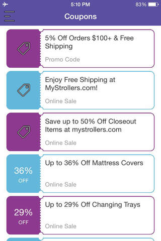 Coupons for MyStrollers screenshot 2
