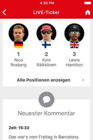 Formel1.de screenshot 3