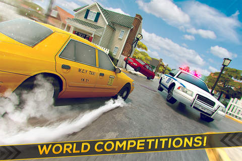 Taxi Driver Racing Game 3D screenshot 2