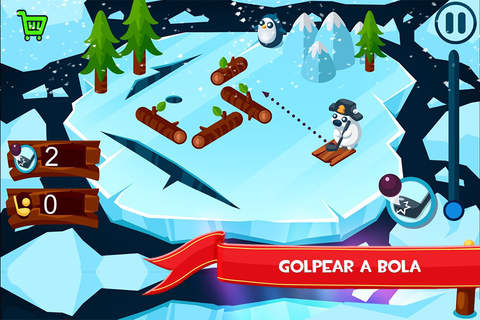 Polar Golf - Play With Teddy screenshot 2